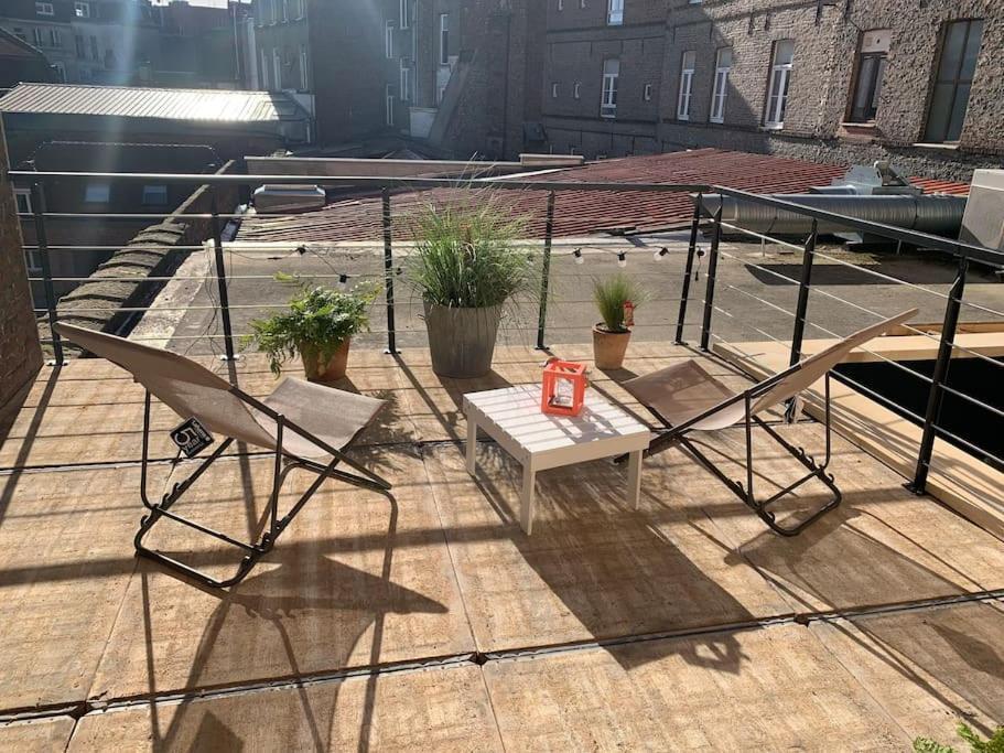 Appartement Centre Ville Avec Terrasse リール エクステリア 写真